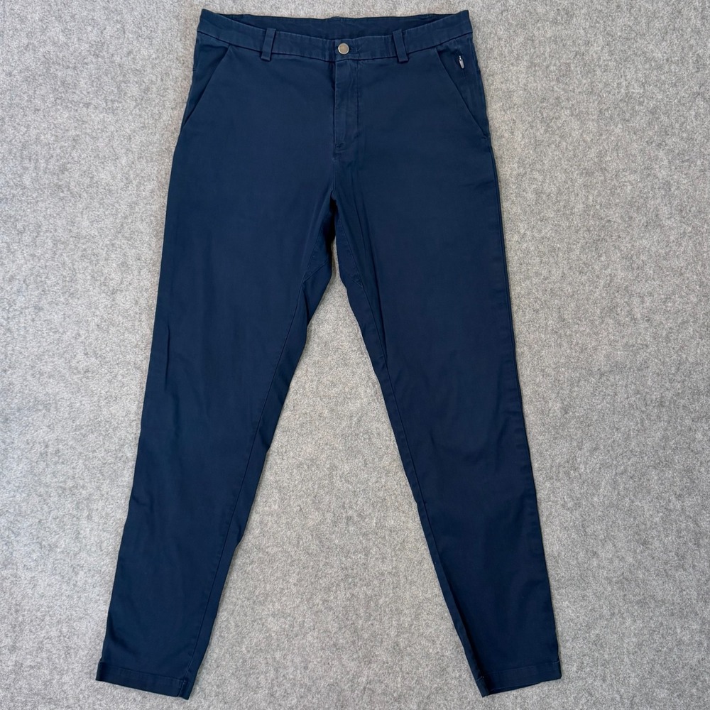 Lululemon Athletica True Navy Blue Commission Classic Fit Pants Men's Size 33x32